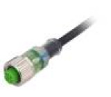 Připojovací kabel M12 PIN: 4 přímý 5m zástrčka 4A -25÷85°C