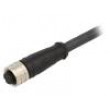 Kabel: pro snímače/automatizaci PIN:8 M12-M12 5m zástrčka