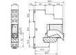 Relé: interfeisový DPDT Ucívky:24VDC 8A 8A/250VAC 8A/30VDC
