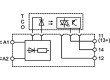 Relé: interfeisový SPST-NO Ucívky:24VDC 1A tranzistor