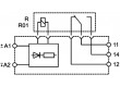 Relé: interfeisový SPDT Ucívky:24VDC 6A SPDT 6A/230VAC