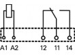 Relé: interfeisový SPDT Ucívky:24VDC 6A 6A/250VAC 6A/28VDC