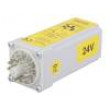 Časové relé 0,25s÷12m DPDT 24VDC/8A,250VAC/8A 24VAC 24VDC