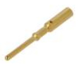 Kontakt vidlice 1,5mm2 zlacený krimpovací na kabel
