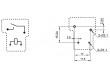 Relé elektromagnetické SPST-NO Ucívky:12VDC 40A Montáž: PCB