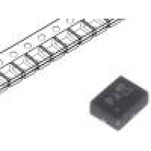 DMP2104LP-7 Tranzistor: P-MOSFET unipolární -20V -1,2A 500mW DFN1411-3