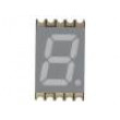 Zobrazovač: LED SMD sedmisegmentový 10mm bilá 71-165mcd anoda