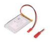 Akumuátor Li-Po 3,7V 1900mAh Výv: vodiče 7,3x40,5x63,5mm