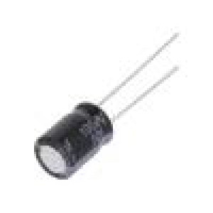 Kondenzátor elektrolytický s nízkou impedancí THT 100uF ±20%