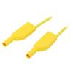 SLK425-E/N-20024 Měřicí šňůra PVC 2m žlutá 32A Povrch: niklovaný