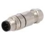 Zástrčka M12 PIN:5 vidlice kód A-DeviceNet / CANopen IP67