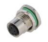 Zásuvka M12 PIN:3 zásuvka kód A-DeviceNet / CANopen THT IP67