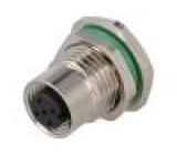 Zásuvka M12 PIN:5 zásuvka kód B-Profibus THT IP67 60V 4A