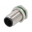 Zásuvka M12 PIN:3 vidlice kód A-DeviceNet / CANopen THT IP67