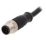 Zástrčka M12 PIN:5 vidlice kód A-DeviceNet / CANopen vodiče