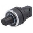 Potenciometr 22mm IP65 -25÷70°C 10kΩ 120,5V 12,2mA