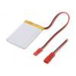 Akumuátor Li-Po 3,7V 1100mAh Výv: vodiče 6,2x32x55mm