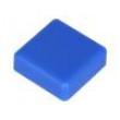 Hmatník čtvercový modrá Určení: TACTS-24 12x12mm
