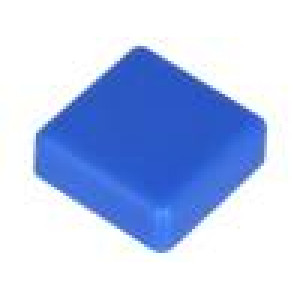 Hmatník čtvercový modrá Určení: TACTS-24 12x12mm
