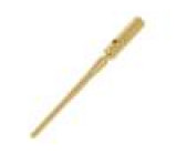 Kontakt vidlice 0,13÷0,25mm2 zlacený krimpovací na kabel