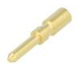 Kontakt zásuvka 0,75÷2,5mm2 zlacený krimpovací na kabel