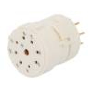 Konektor: M23 PIN:9(1+8) zásuvka THT 200V Ijmen 1:20A