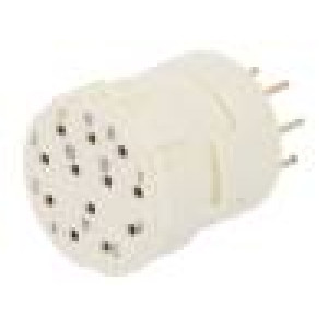 Konektor: M23 PIN:12 zásuvka THT 200V 8A Řada: Han M23