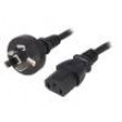 Kabel 3x0,75mm2 AS/NZS 3112 (I) zástrčka,IEC C13 zásuvka PVC