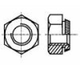 Matice šestihranná M6 ocel Povlak: zinek H: 5mm 10mm BN 201