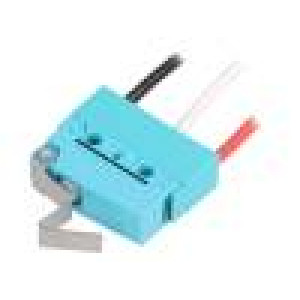 Mikrospínač SNAP ACTION SPDT 2A/250VAC 2A/30VDC ON-(ON) IP67