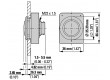 Kontrolka 30mm M22-LED IP67 Řada výr: RMQ-Titan Ø30,5mm