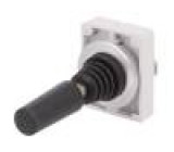 Přepínač: joystick 1-polohové 30mm černá není IP66 Ø30,5mm