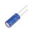 Kondenzátor elektrolytický THT 220uF 50VDC Ø10x20mm ±20%