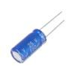 Kondenzátor elektrolytický THT 680uF 25VDC Ø10x20mm ±20%