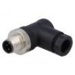Zástrčka M12 PIN:4 vidlice kód D-Ethernet na kabel IP65/IP67