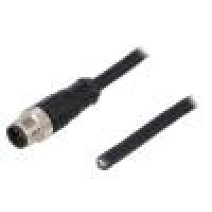 Zástrčka M12 PIN:5 vidlice kód A-DeviceNet / CANopen vodiče
