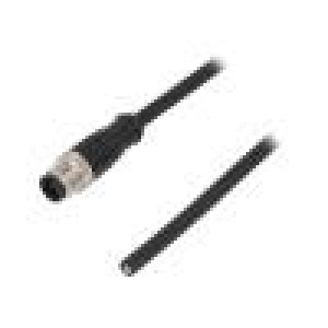 Zástrčka M12 PIN:5 vidlice kód B-Profibus vodiče IP65/IP67