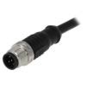 Zástrčka M12 PIN:5 vidlice kód B-Profibus vodiče IP65/IP67