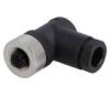 Zástrčka M12 PIN:5 zásuvka kód A-DeviceNet / CANopen 60V 4A