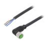 Konektor: M8 zásuvka PIN:4 úhlové 90° s kabelem na kabel 4A