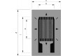 Čidlo: fóliový tenzometr Prac.tepl: -40÷200°C 5x7,5x0,06mm 5%