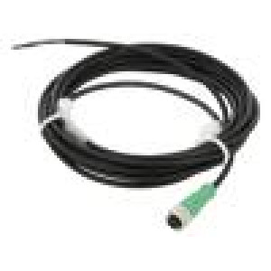 Kabel: pro snímače/automatizaci M12 PIN: 3 přímý 5m zástrčka