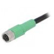 Kabel: pro snímače/automatizaci M8 PIN: 4 přímý 5m zástrčka