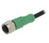 Kabel: pro snímače/automatizaci M12 PIN: 3 přímý 10m zástrčka