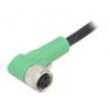Kabel: pro snímače/automatizaci M8 PIN: 3 úhlový 10m zástrčka