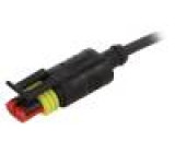 Připojovací kabel Superseal PIN: 2 přímý 1,5m zástrčka 24VAC