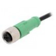 Kabel: pro snímače/automatizaci M12 PIN: 3 přímý 1,5m zástrčka