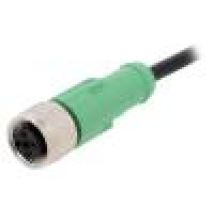 Kabel: pro snímače/automatizaci M12 PIN: 3 přímý 1,5m zástrčka