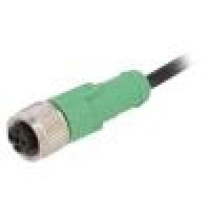 Kabel: pro snímače/automatizaci M12 PIN: 3 přímý 3m zástrčka