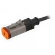 Kabel: pro snímače/automatizaci DT06-4S PIN: 4 přímý 1,5m 8A
